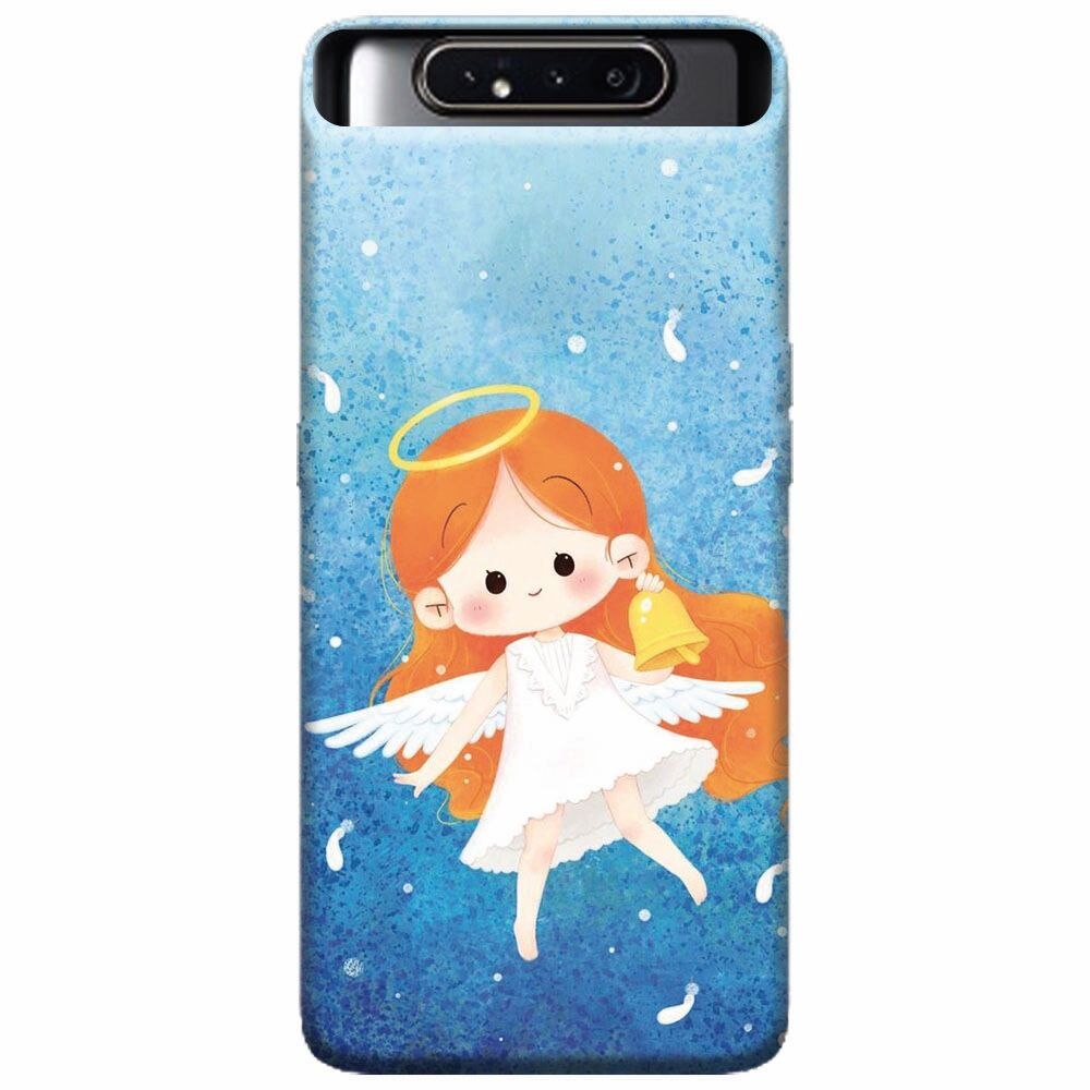 Husa silicon pentru Samsung Galaxy A80, Cute Angel
