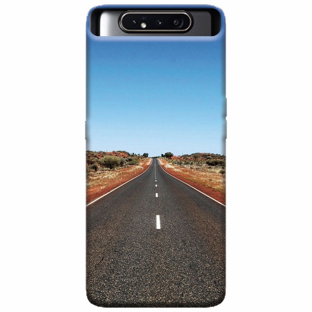 Husa silicon pentru Samsung Galaxy A80, Road To Future