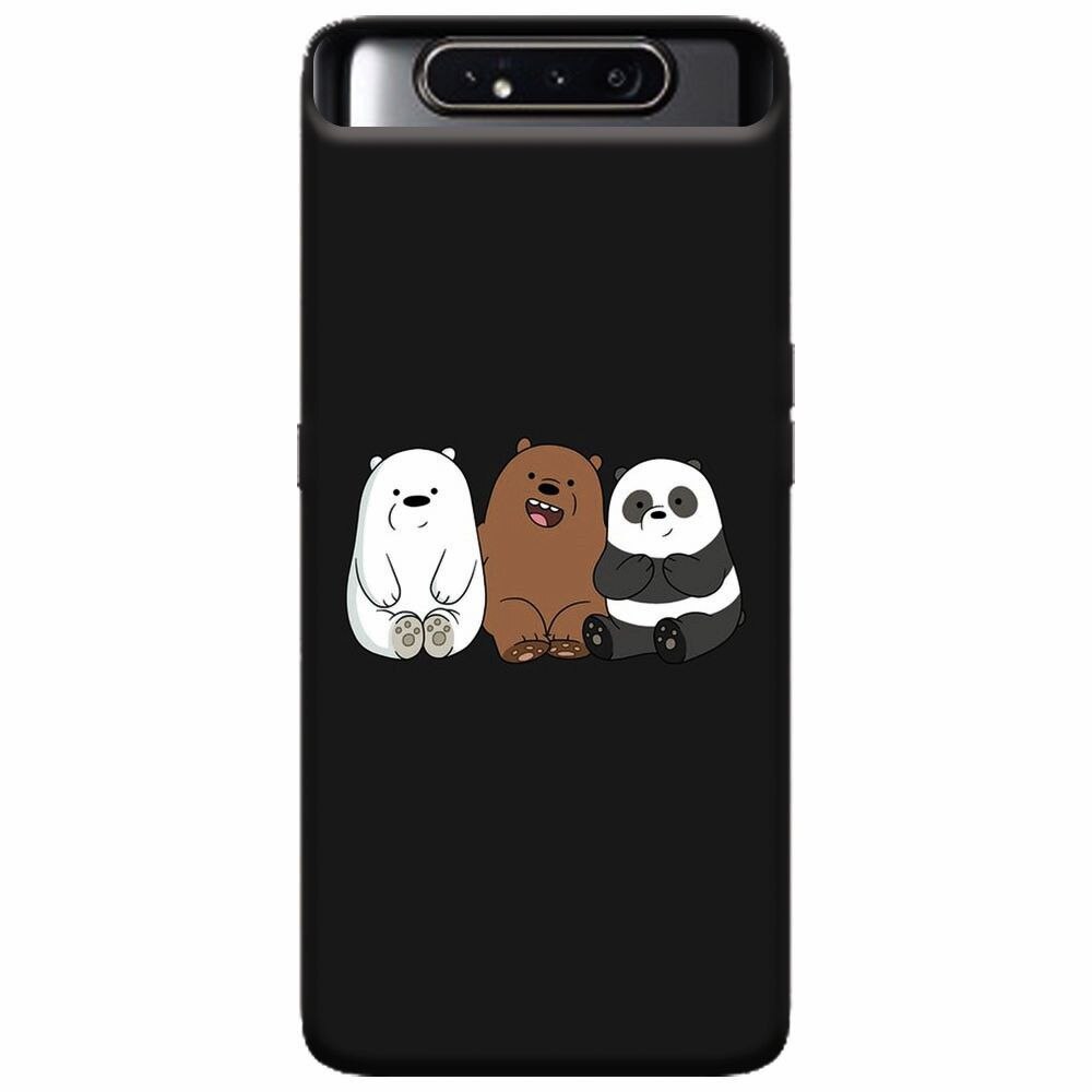 Husa silicon pentru Samsung Galaxy A80, Bears