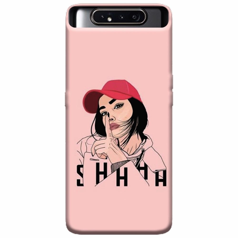 Husa silicon pentru Samsung Galaxy A80, Shhh