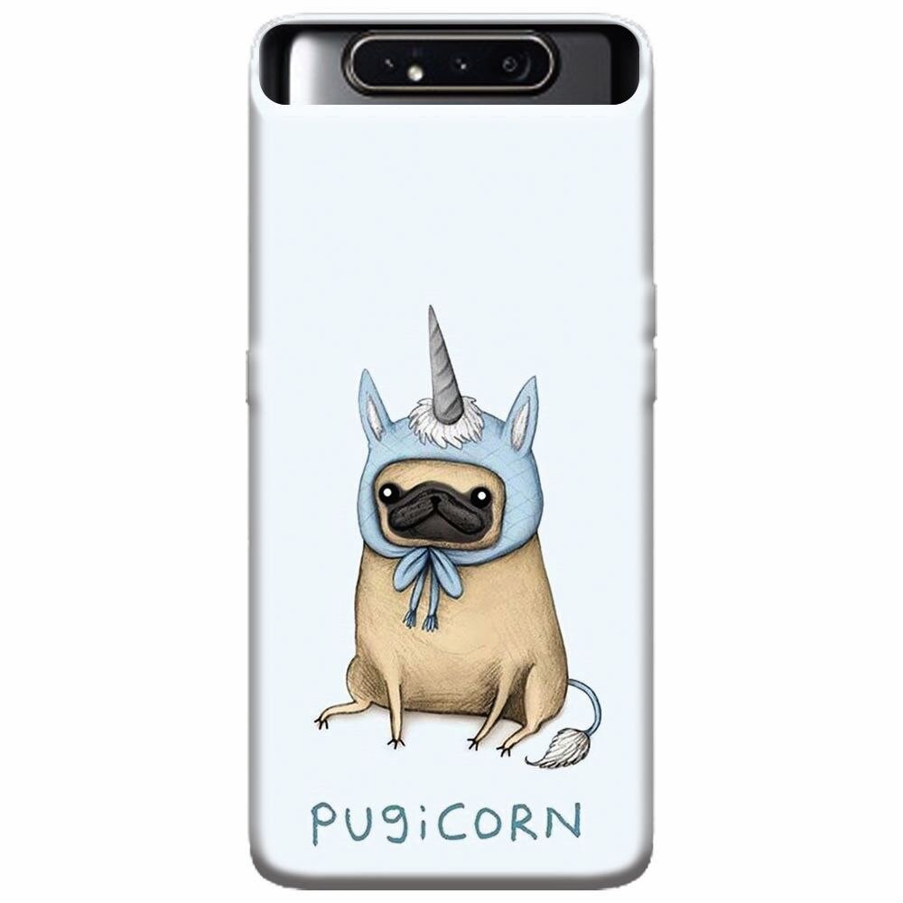 Husa silicon pentru Samsung Galaxy A80, Pugicorn