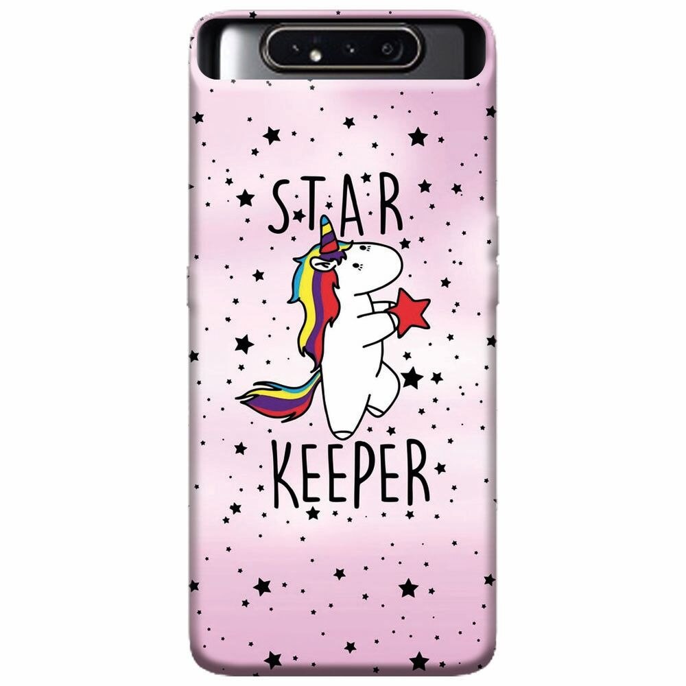 Husa silicon pentru Samsung Galaxy A80, Unicorn Star Keeper