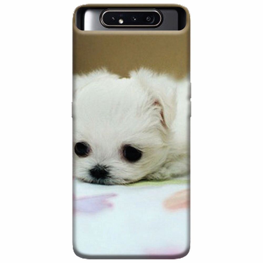 Husa silicon pentru Samsung Galaxy A80, Puppies 001