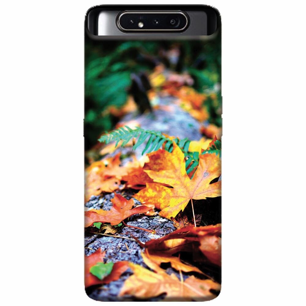 Husa silicon pentru Samsung Galaxy A80, Autumn Leaves