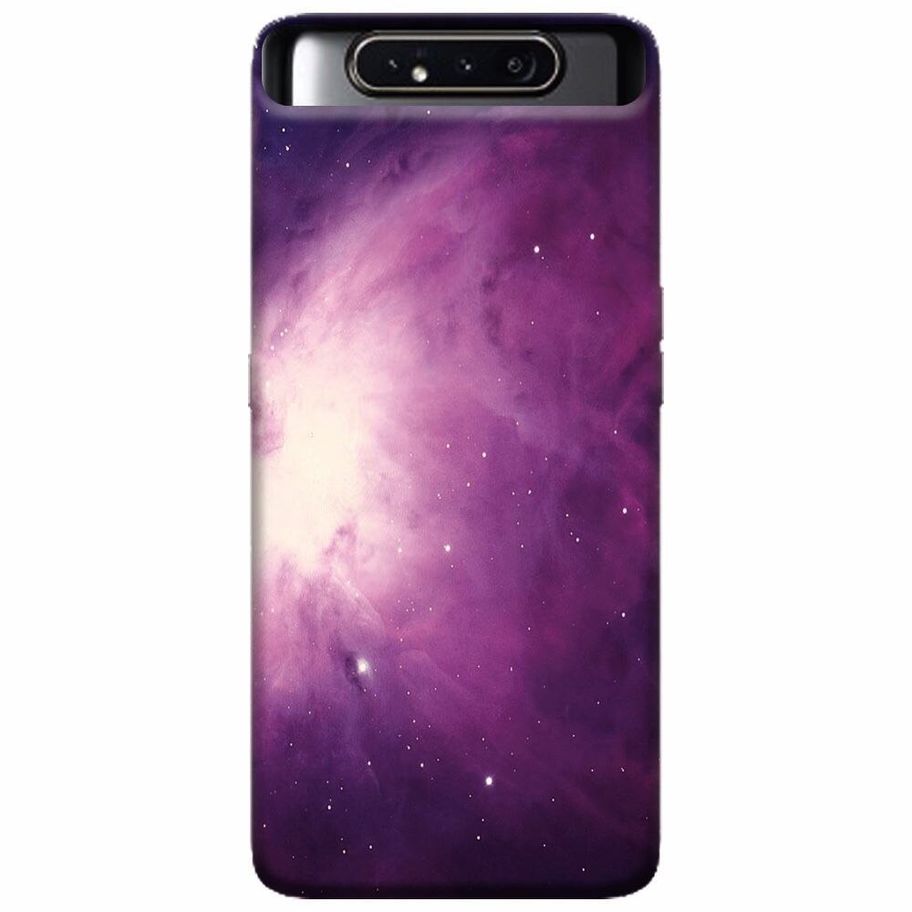 Husa silicon pentru Samsung Galaxy A80, Purple Supernova Nebula Explosion
