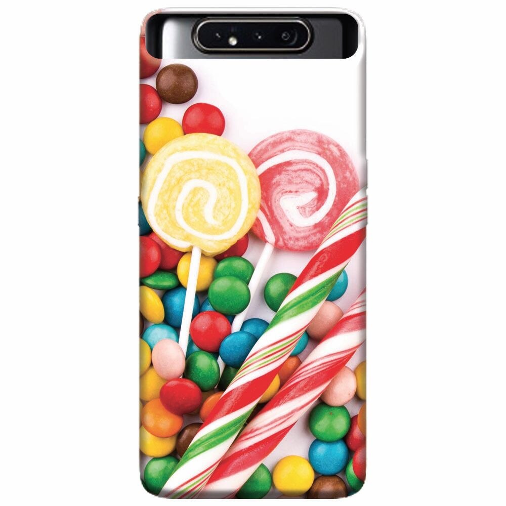 Husa silicon pentru Samsung Galaxy A80, Sweet Colorful Candy