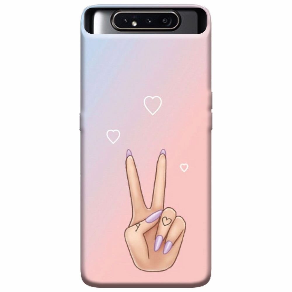 Husa silicon pentru Samsung Galaxy A80, Victory Love