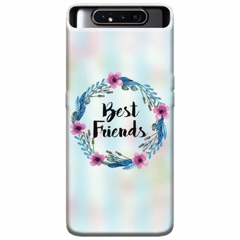 Husa silicon pentru Samsung Galaxy A80, Best Friends 001 Husa silicon pentru Samsung Galaxy A80, Best Friends 001