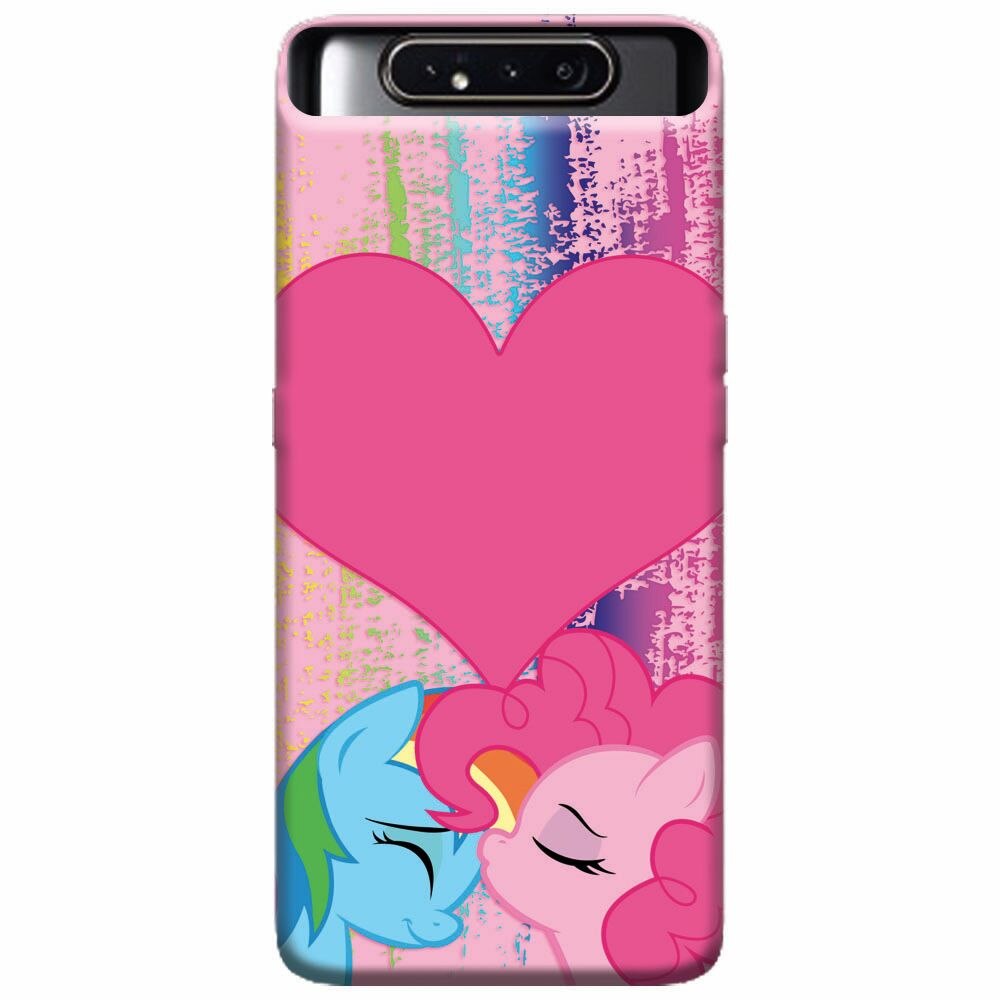 Husa silicon pentru Samsung Galaxy A80, Pinkie Kiss