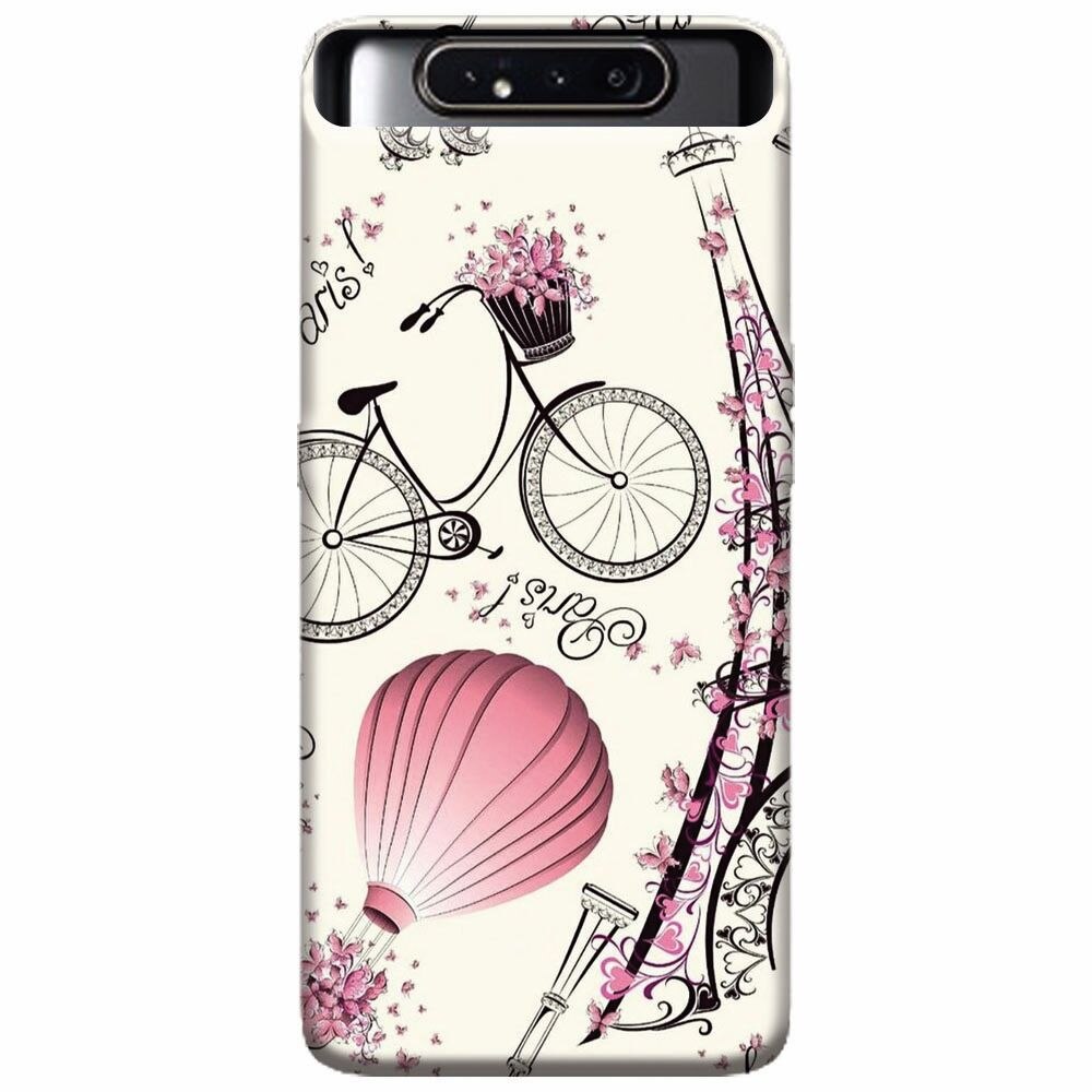 Husa silicon pentru Samsung Galaxy A80, Paris