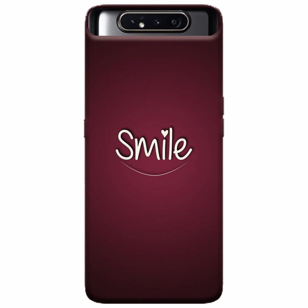Husa silicon pentru Samsung Galaxy A80, Smile Love