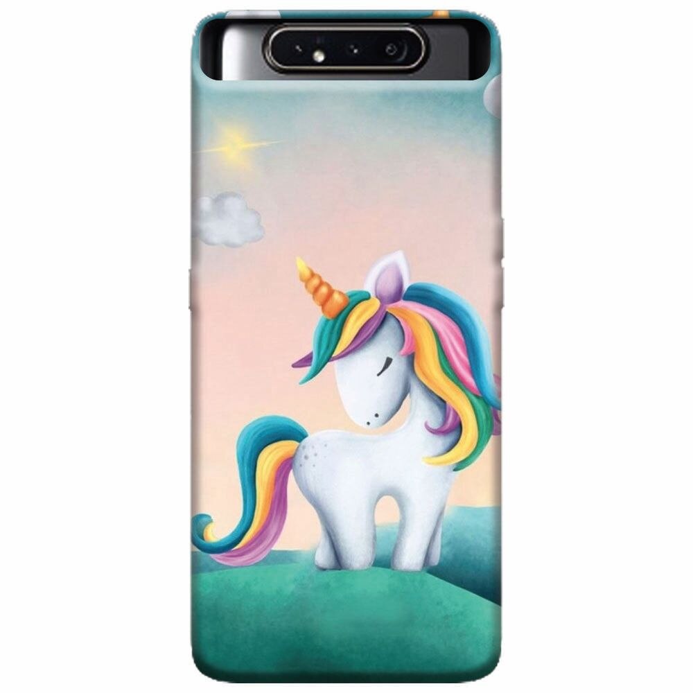Husa silicon pentru Samsung Galaxy A80, Magic Unicorn