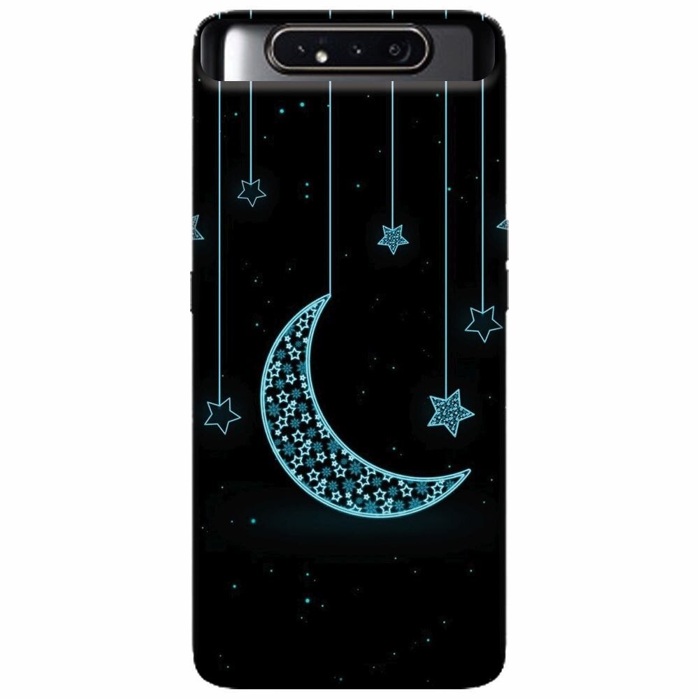 Husa silicon pentru Samsung Galaxy A80, Moon