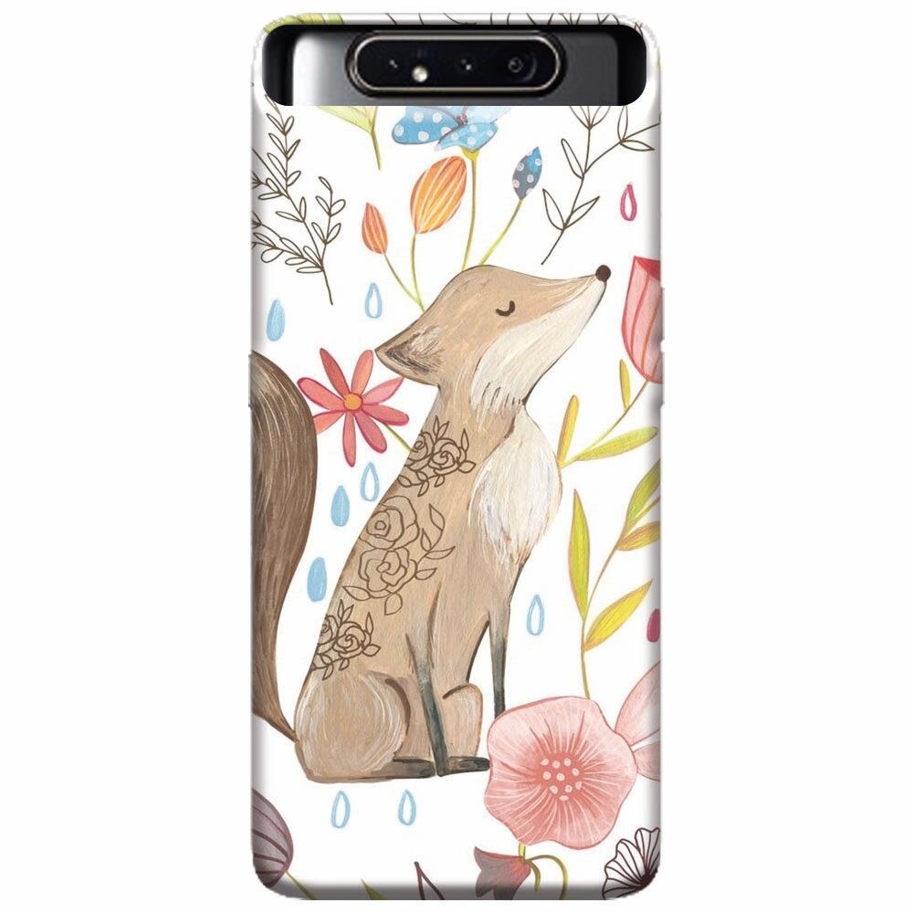 Husa silicon pentru Samsung Galaxy A80, Fox