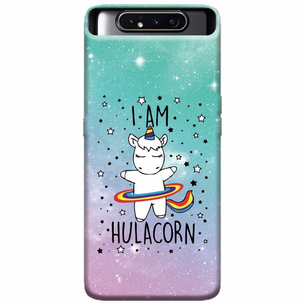 Husa silicon pentru Samsung Galaxy A80, I Am Hulacorn