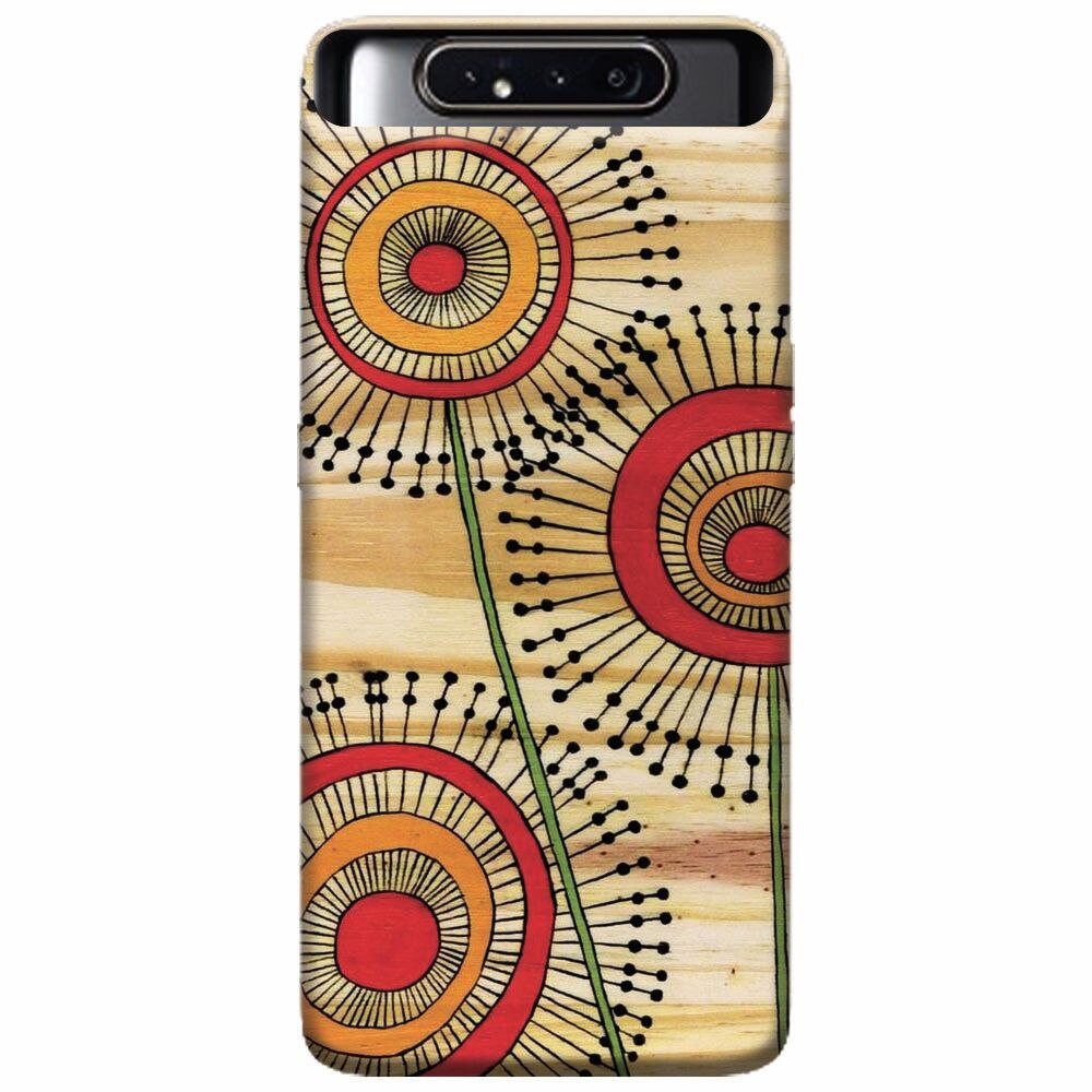 Husa silicon pentru Samsung Galaxy A80, Dandelions