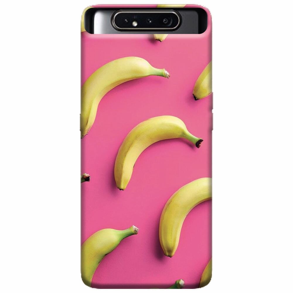 Husa silicon pentru Samsung Galaxy A80, Banana