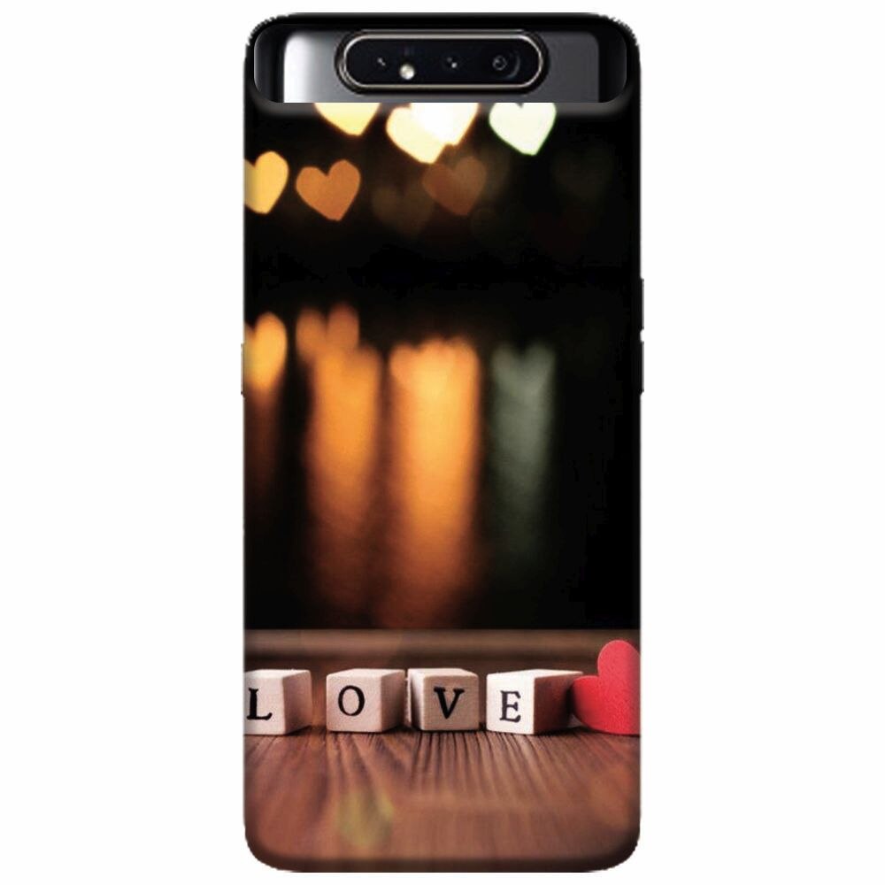 Husa silicon pentru Samsung Galaxy A80, Love 003