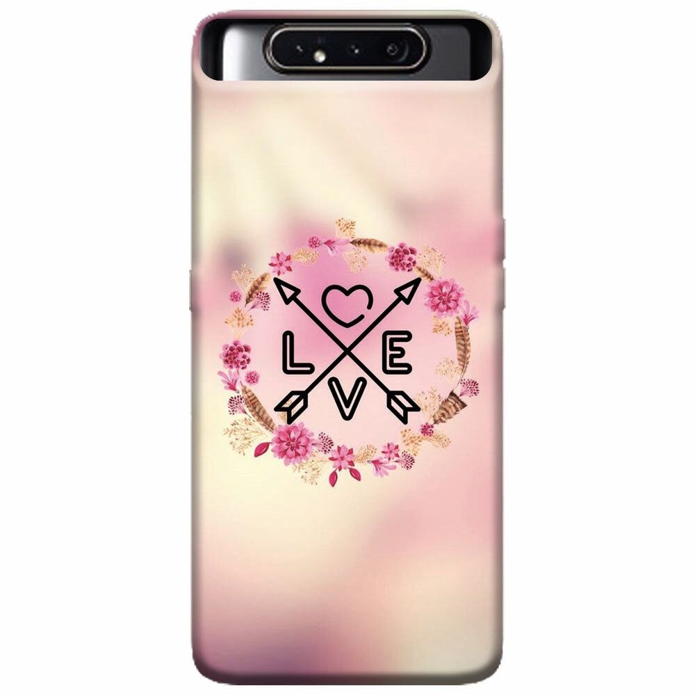 Husa silicon pentru Samsung Galaxy A80, Love Arrow