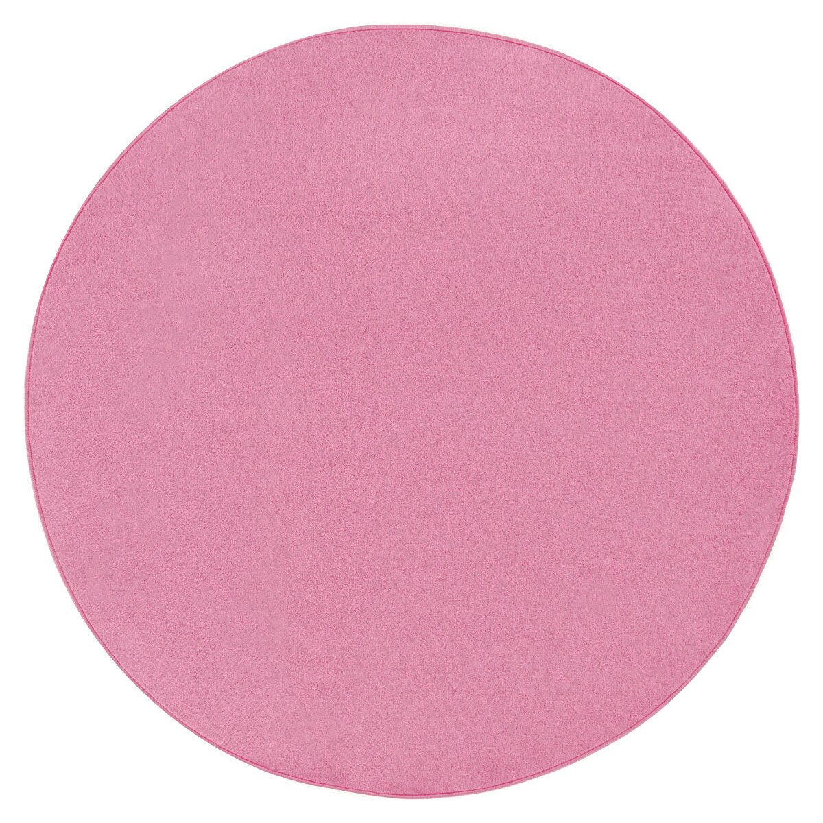 Covor Unicolor Nasty, Rotund, Roz, 200x200, C70-471730