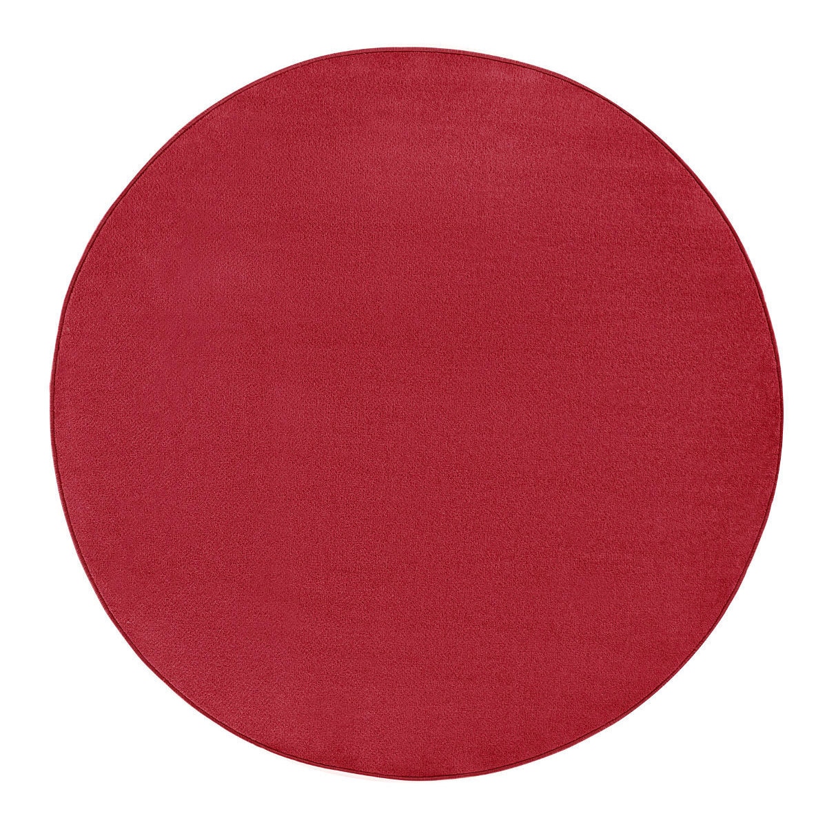 Covor Unicolor Nasty, Rotund, Rosu, 133x133, C27-471727