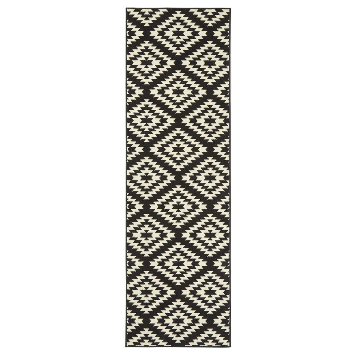 Covor Modern & Geometric Basic, Negru, 80x500, C452-470215