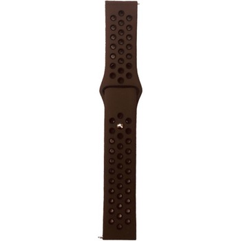 Curea ceas Smartwatch Samsung Gear S2, iUni 20 mm Silicon Sport Brown-Black