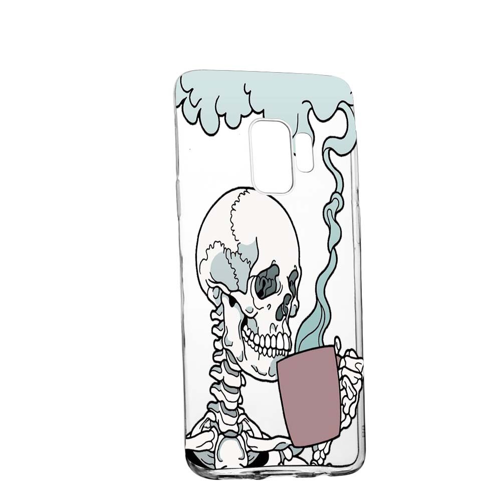 Husa de protectie Thinking Skull pentru LG G7/G7 ThinQ, rezistenta la uzura, anti-alunecare, din silicon Premium, 252