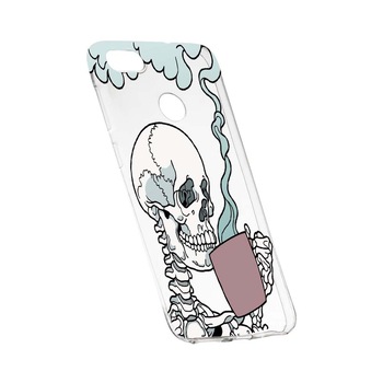 Husa de protectie Thinking Skull pentru Huawei Honor 8 Pro, rezistenta la uzura, anti-alunecare, din silicon Premium, 252 Husa de protectie Thinking Skull pentru Huawei Honor 8 Pro, rezistenta la uzura, anti-alunecare, din silicon Premium, 252