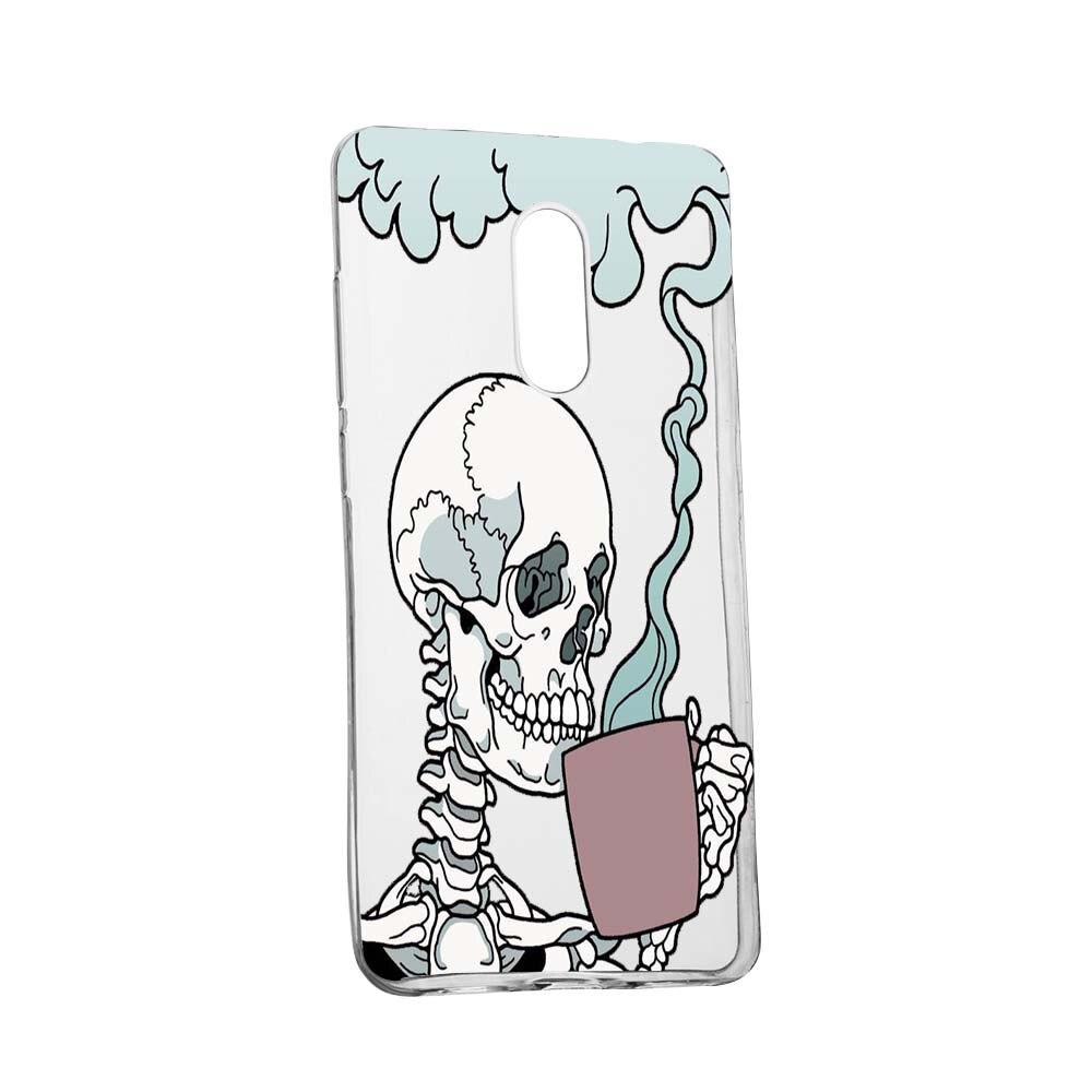 Husa de protectie Thinking Skull pentru LG K8 2018, rezistenta la uzura, anti-alunecare, din silicon Premium, 252