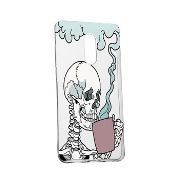 Husa de protectie Thinking Skull pentru LG K8 2018, rezistenta la uzura, anti-alunecare, din silicon Premium, 252 Husa de protectie Thinking Skull pentru LG K8 2018, rezistenta la uzura, anti-alunecare, din silicon Premium, 252