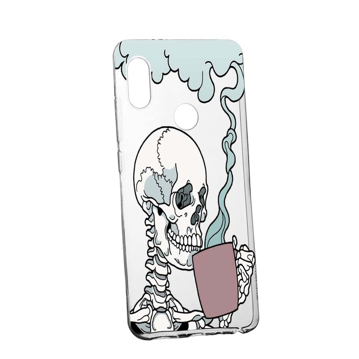 Thinking Skull Protective Case for Xiaomi Mi Mix 2S, kopásálló, csúszásgátló, prémium szilikon, 252