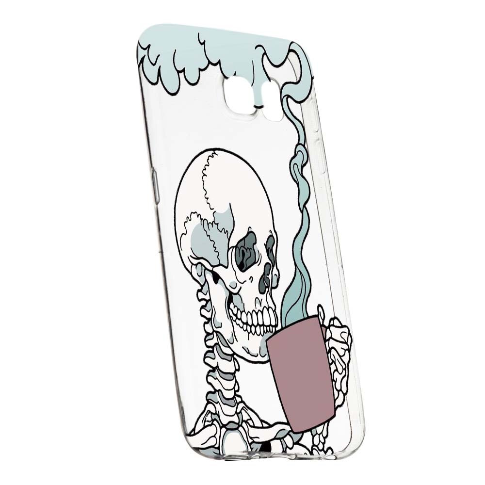 Husa de protectie Thinking Skull pentru HTC U Ultra, rezistenta la uzura, anti-alunecare, din silicon Premium, 252