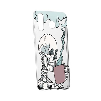 Husa de protectie Thinking Skull pentru Samsung Galaxy A9 2018, rezistenta la uzura, anti-alunecare, din silicon Premium, 252 Husa de protectie Thinking Skull pentru Samsung Galaxy A9 2018, rezistenta la uzura, anti-alunecare, din silicon Premium, 252
