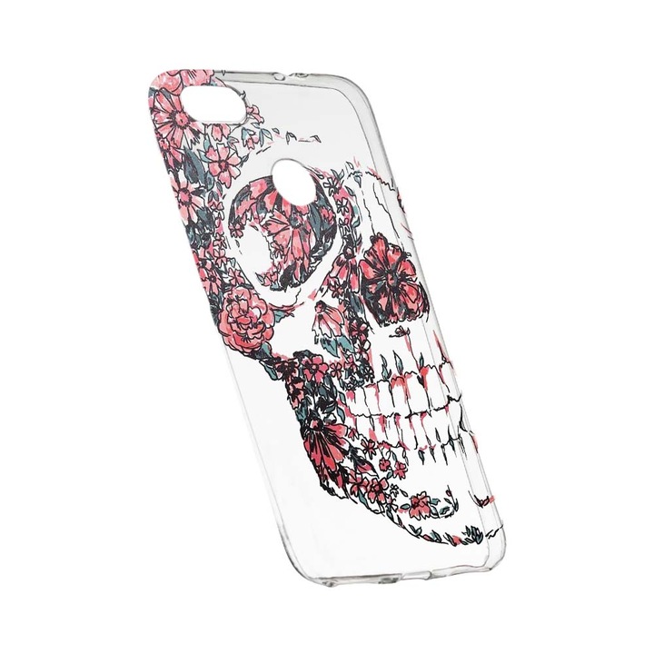 Защитен калъф Skull за Xiaomi Redmi Y1 / Redmi Note 5A, Устойчив на износване, Противоплъзгащ се, Премиум силикон, 253