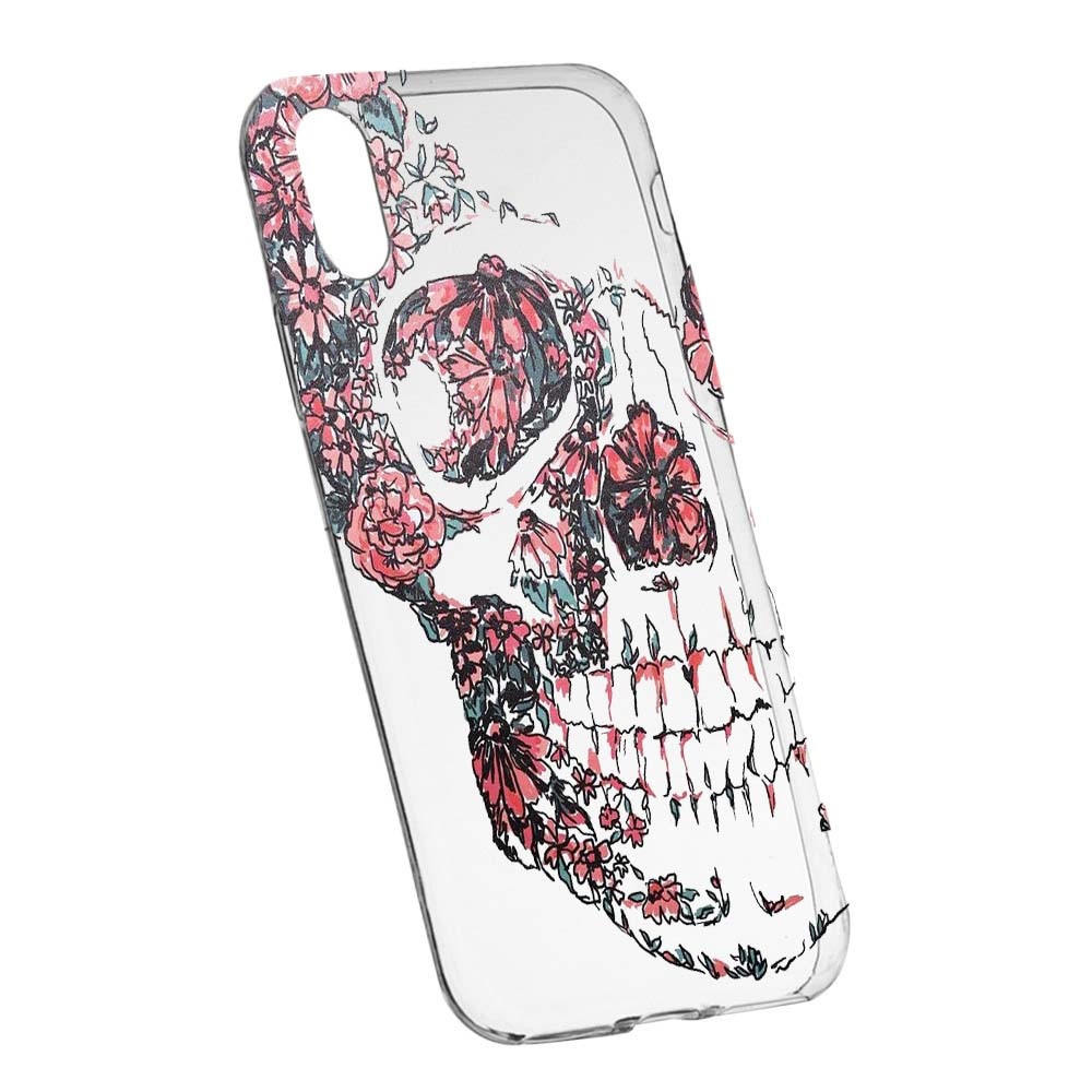 Husa de protectie Skull pentru Sony XA1, rezistenta la uzura, anti-alunecare, din silicon Premium, 253