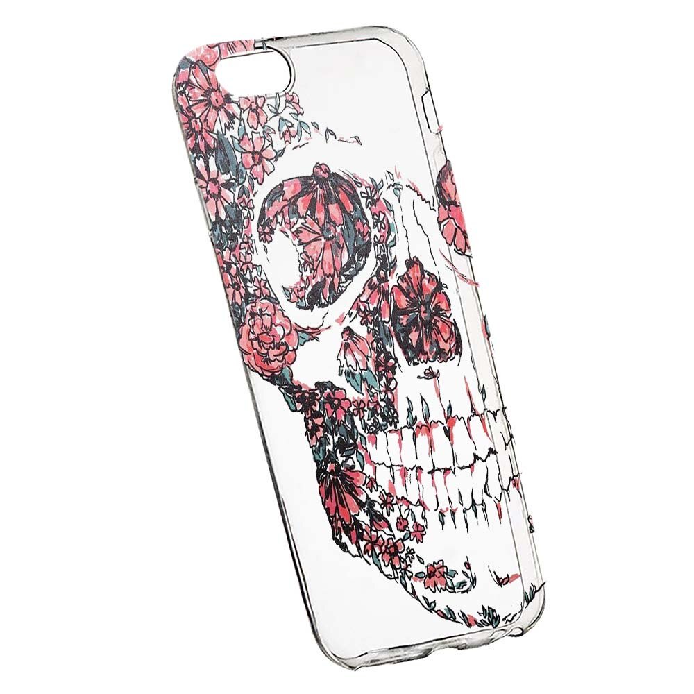 Husa de protectie Skull pentru Apple iPhone 7 Plus /8 Plus, rezistenta la uzura, anti-alunecare, din silicon Premium, 253