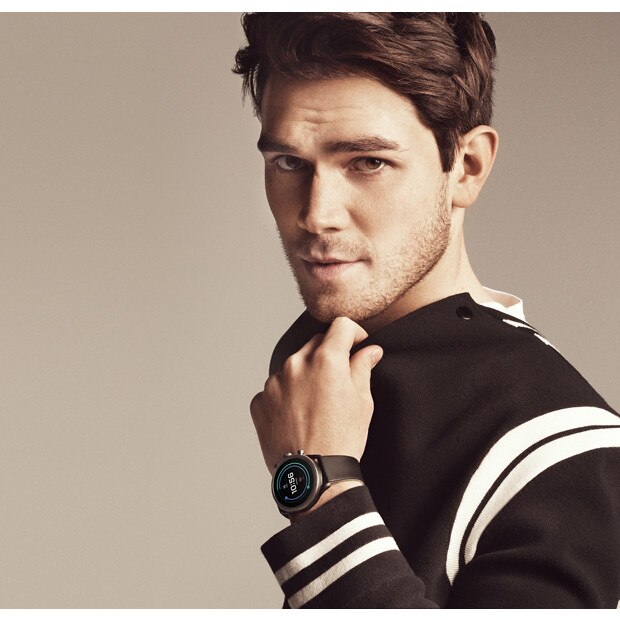 fossil q explorist blue