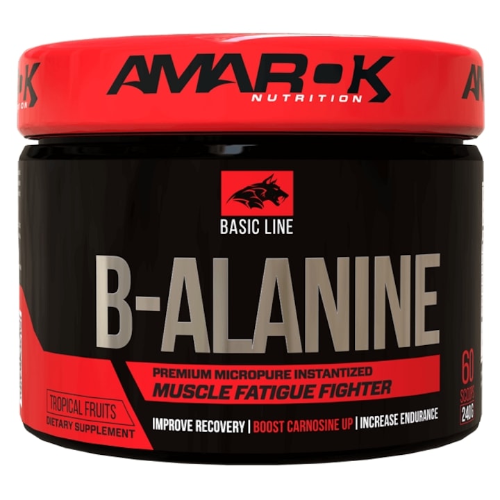 Xранителна добавка Amarok Nutrition, Basic B-Alanine x 240 g