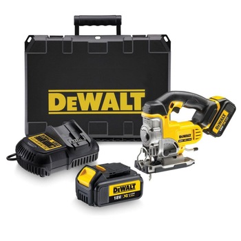 Fierastrau vertical cu 2 acumulatori 18 V 4.0 Ah DeWalt DCS331M2-QW Fierastrau vertical cu 2 acumulatori 18 V 4.0 Ah DeWalt DCS331M2-QW