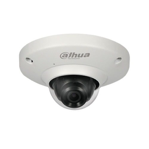 Camera de supraveghere Dahua IPC-EB5531, Dome Fisheye, 5MP, CMOS 1/2.7'', 1.4mm, H.265+, WDR 120dB, IP67, Microfon, Carcasa metal