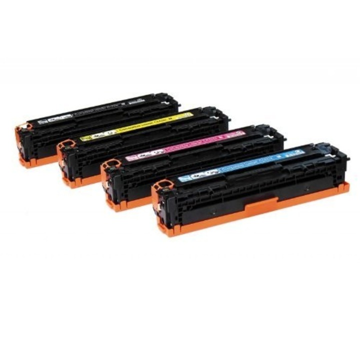 Toner HP Color Laserjet CP2027 N , 2800 oldal, QPRINT, fekete+cián+sárga+bíborvörös készlet, Kompatibilis