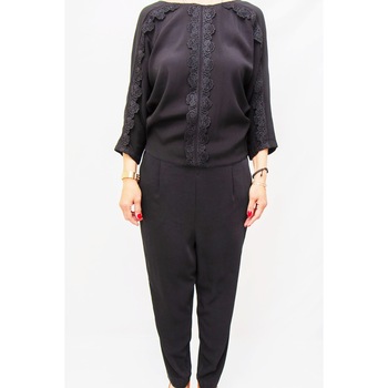 Salopeta cu broderie Culture,negru,M Salopeta cu broderie Culture,negru,M