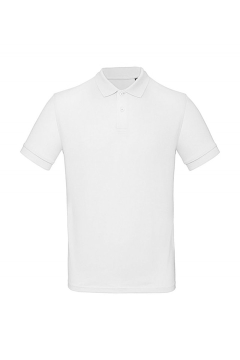 Tricou polo palmiro, alb, Alb