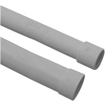 Tub Rigid Din Pvc cu mufa Mutlusan neted, necombustibil, Ø20mm, 3 m Tub Rigid Din Pvc cu mufa Mutlusan neted, necombustibil, Ø20mm, 3 m