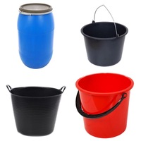 pachet 1 x butoi 60l din plastic alimentar cu cerc metalic bidon cu capac  galeata plastic 10l rosu  cos pentru struguri din cauciuc 40 l  galeata universala constructii mortar struguri apa 12l imagen 32_0_
0