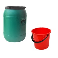 pachet butoi 220 l din plastic alimentar bidon cu capac  galeata rosie plastic 10 l imagen 42_0_
0