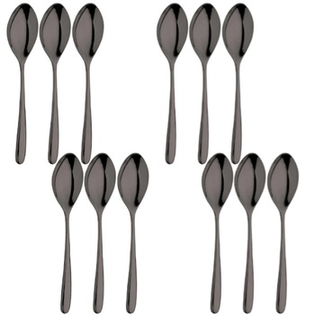 Set 12 linguri desert grosime 3,5mm INOXRIV NOVECENTO TITANIUM Set 12 linguri desert grosime 3,5mm INOXRIV NOVECENTO TITANIUM