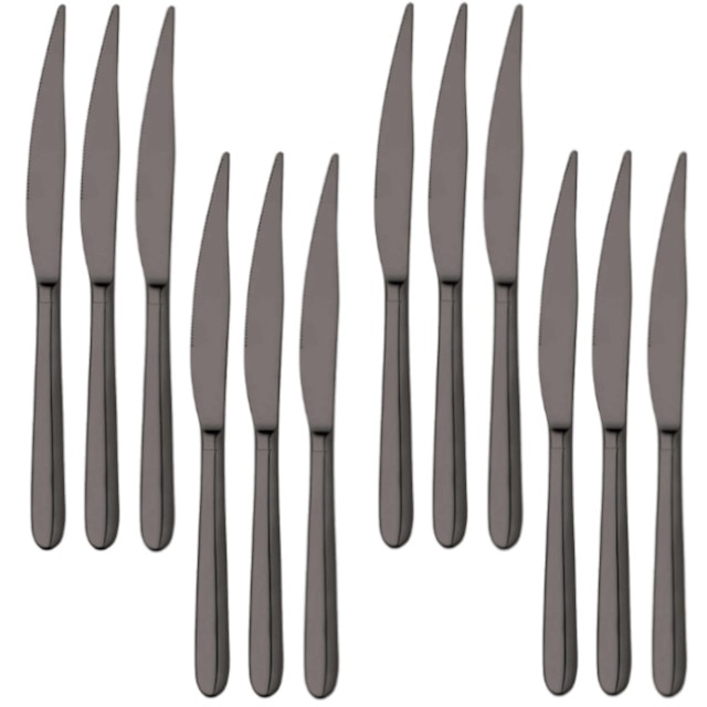 Set 12 cutite grosime 3,5mm INOXRIV NOVECENTO TITANIUM