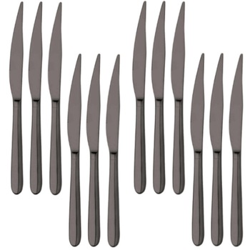 Set 12 cutite grosime 3,5mm INOXRIV NOVECENTO TITANIUM Set 12 cutite grosime 3,5mm INOXRIV NOVECENTO TITANIUM